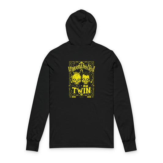 Unisex Hooded Long Sleeve Tee - Twin