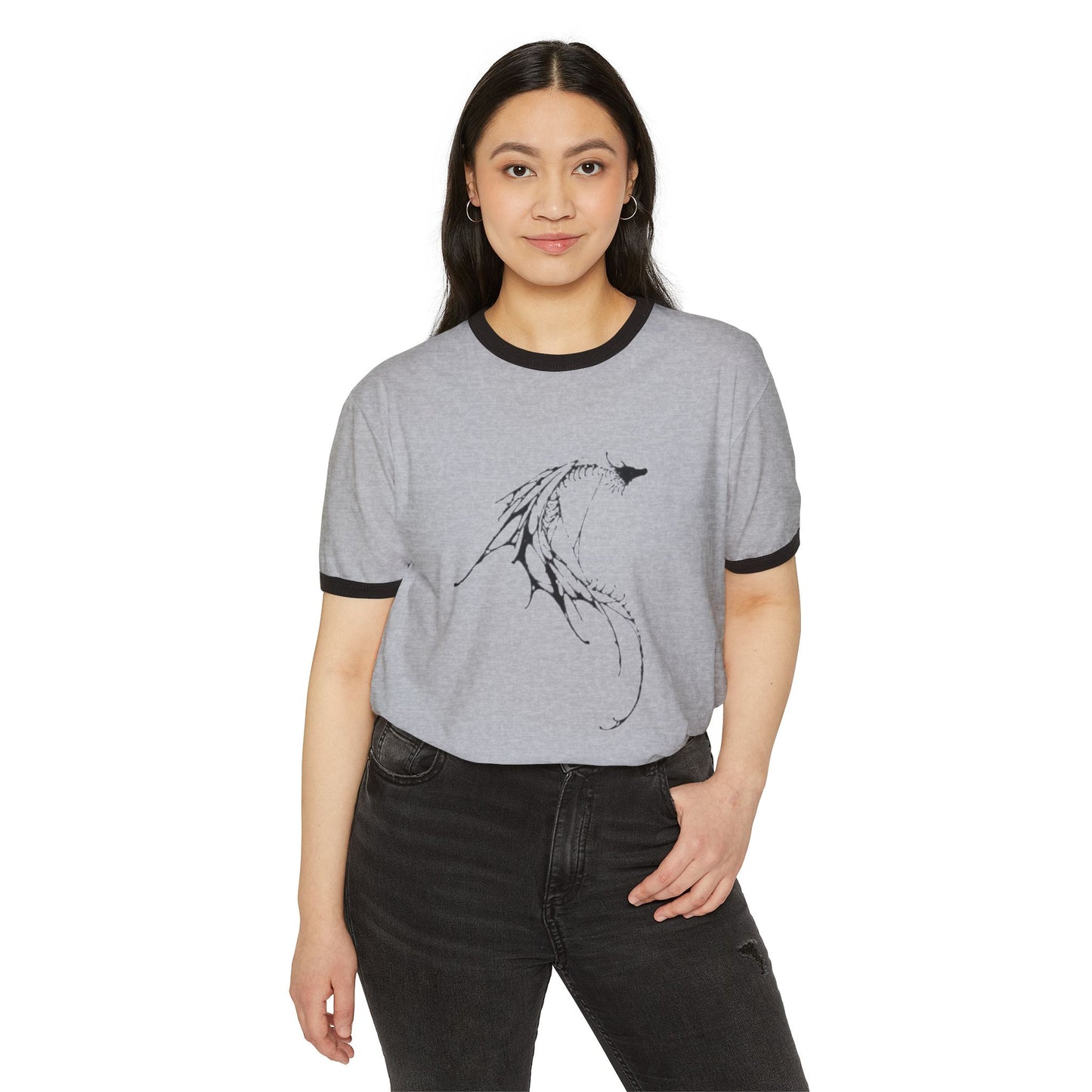 Unisex Cotton Tee - Mystical Dragon