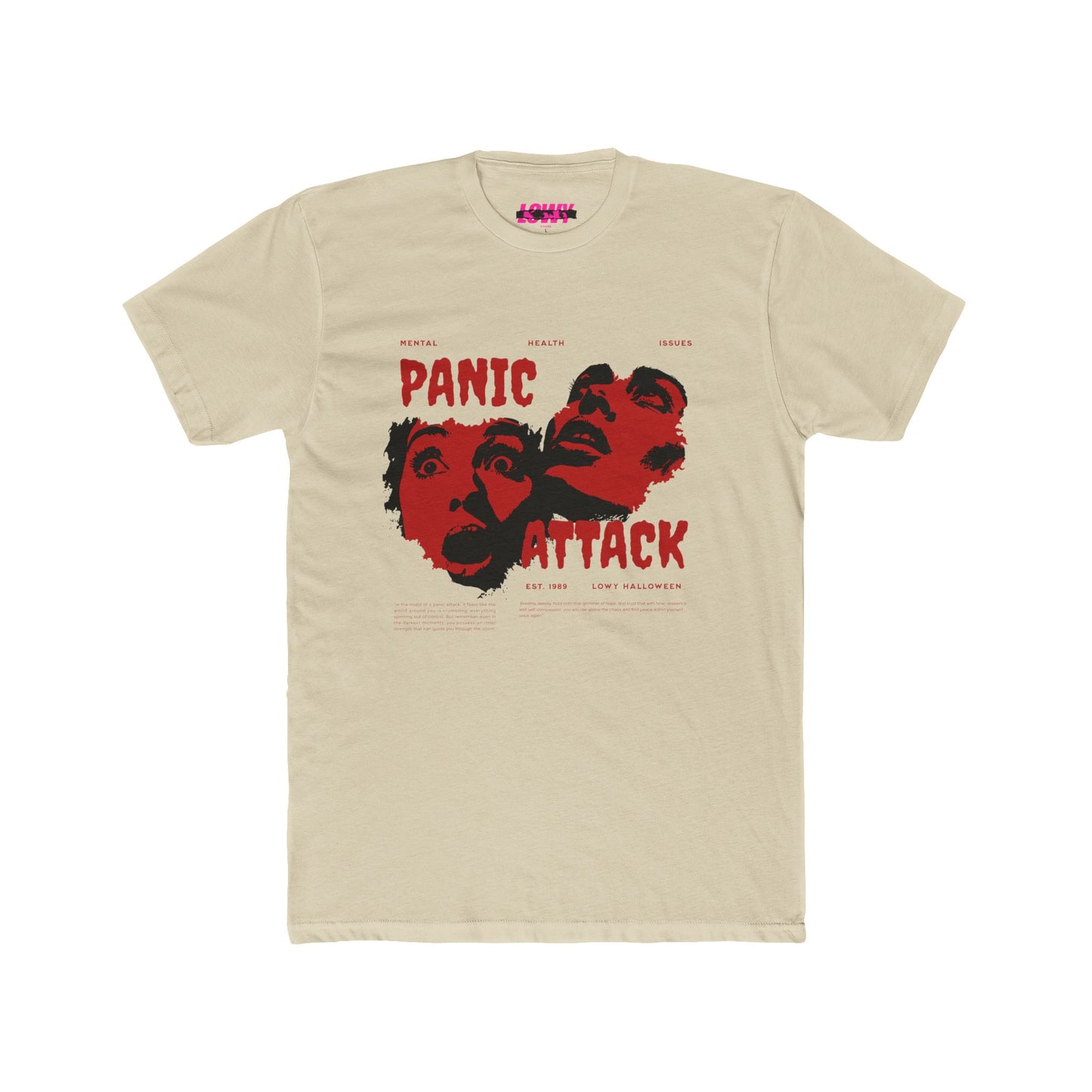 Unisex Cotton Crew Tee - Panic Attack