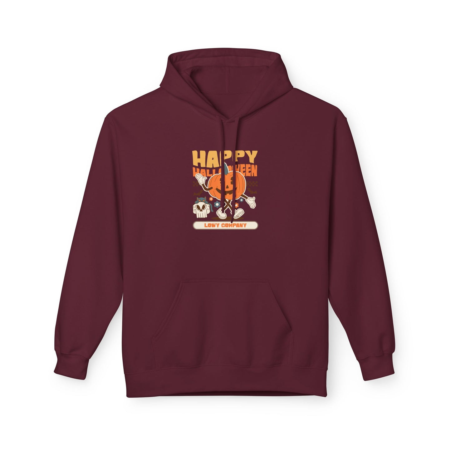 Unisex Fleece Hoodie - Happy Halloween