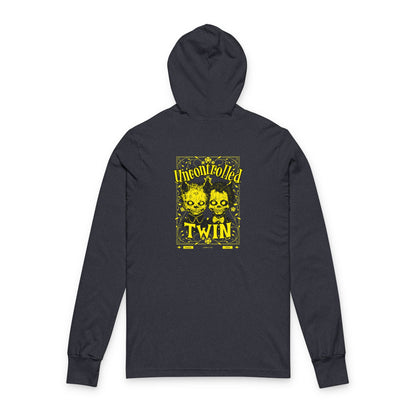 Unisex Hooded Long Sleeve Tee - Twin
