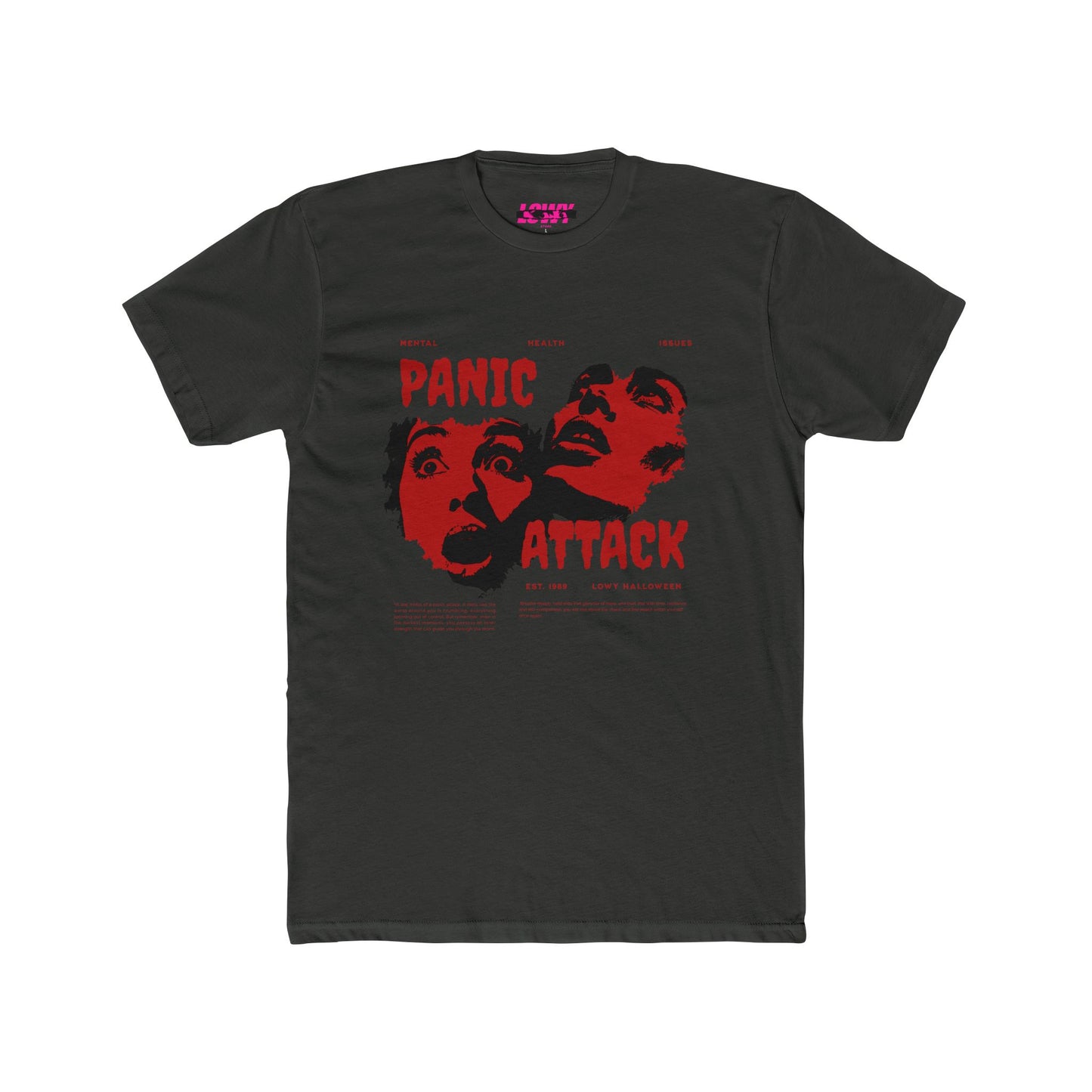 Unisex Cotton Crew Tee - Panic Attack