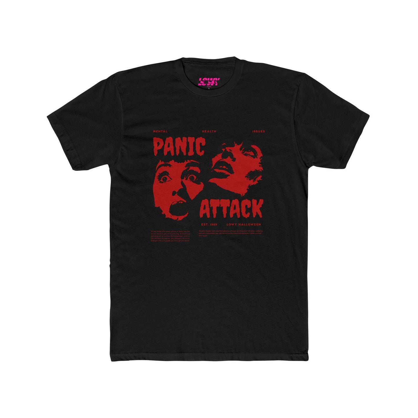 Unisex Cotton Crew Tee - Panic Attack