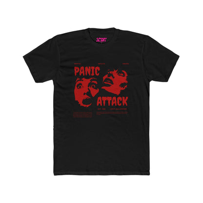 Unisex Cotton Crew Tee - Panic Attack