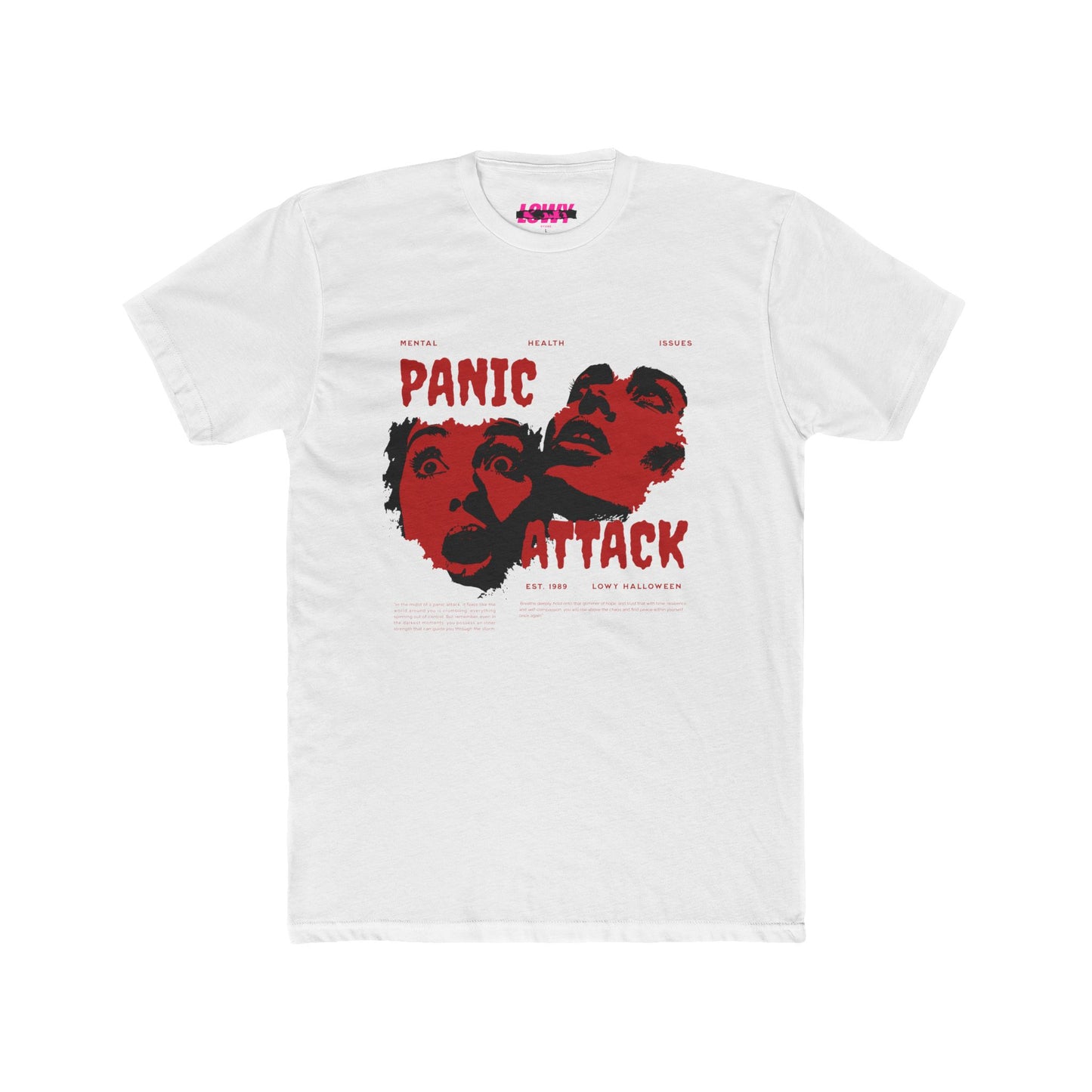 Unisex Cotton Crew Tee - Panic Attack
