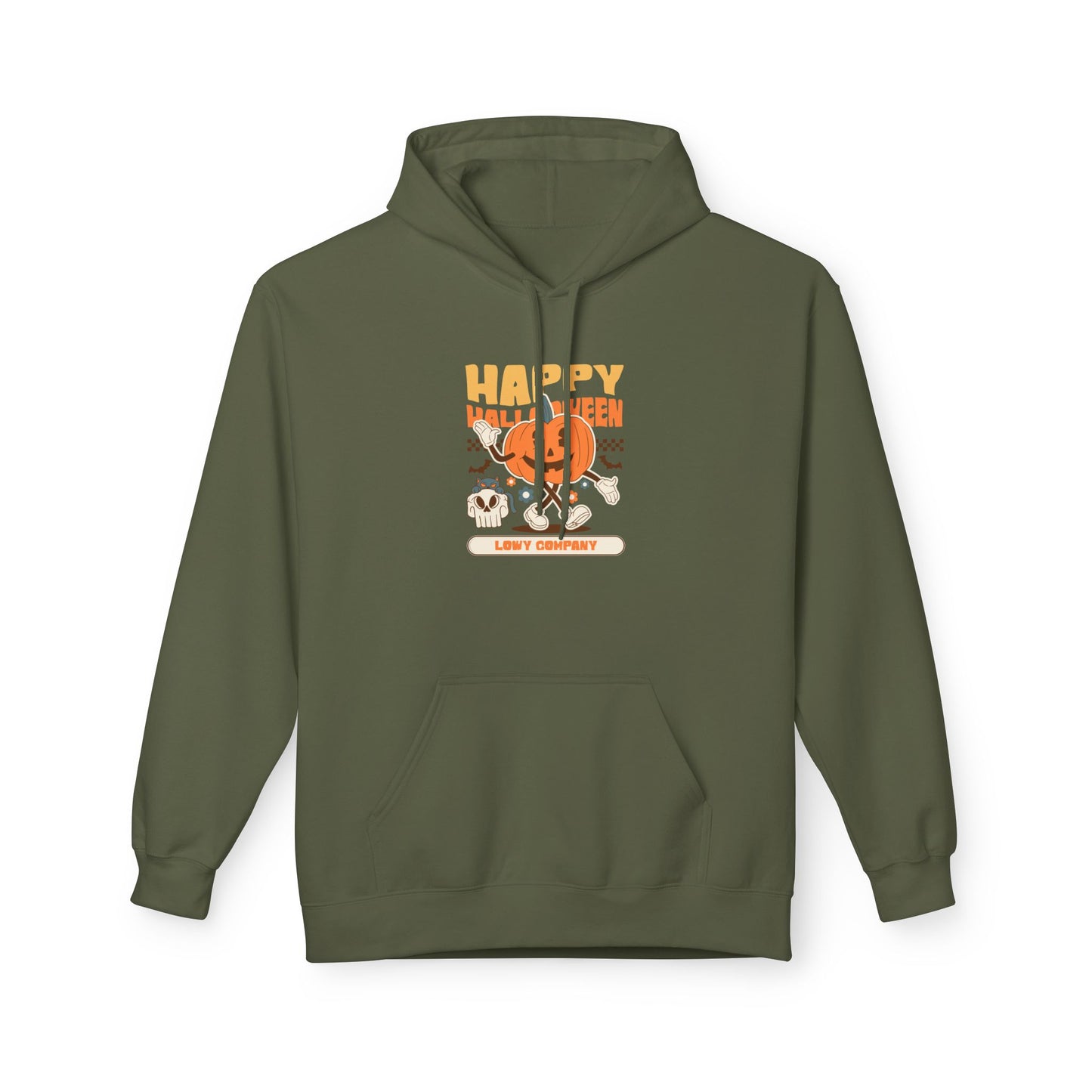 Unisex Fleece Hoodie - Happy Halloween