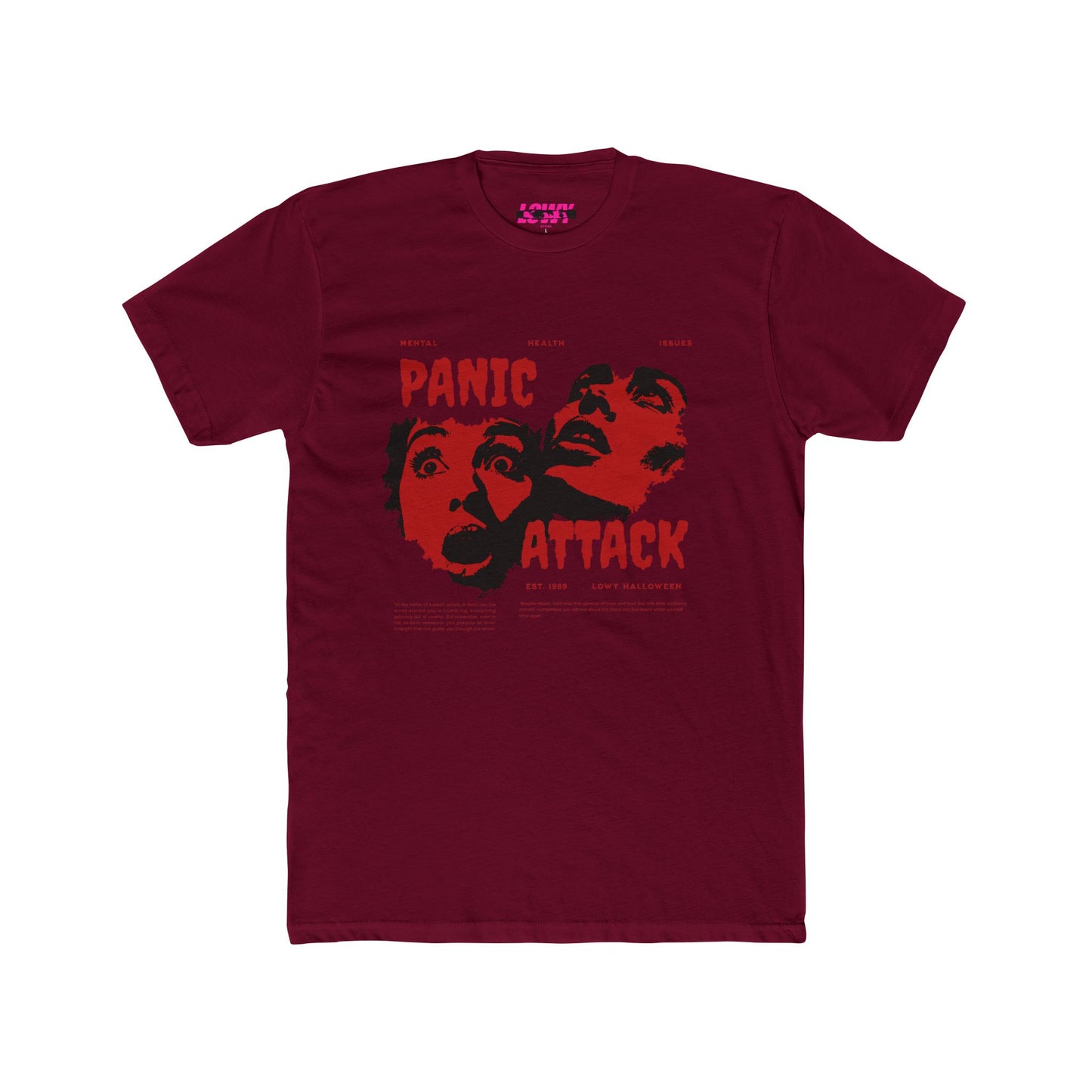 Unisex Cotton Crew Tee - Panic Attack