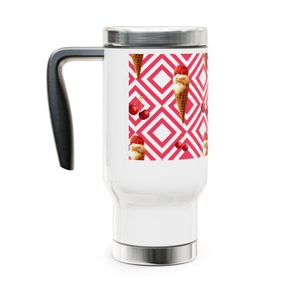 Cherry Swirl Travel Mug – Mug Stainless Steel 14oz