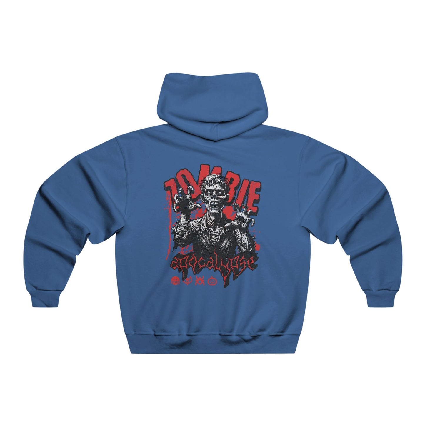 Unisex Men’s Hooded Sweatshirt -  Zombie