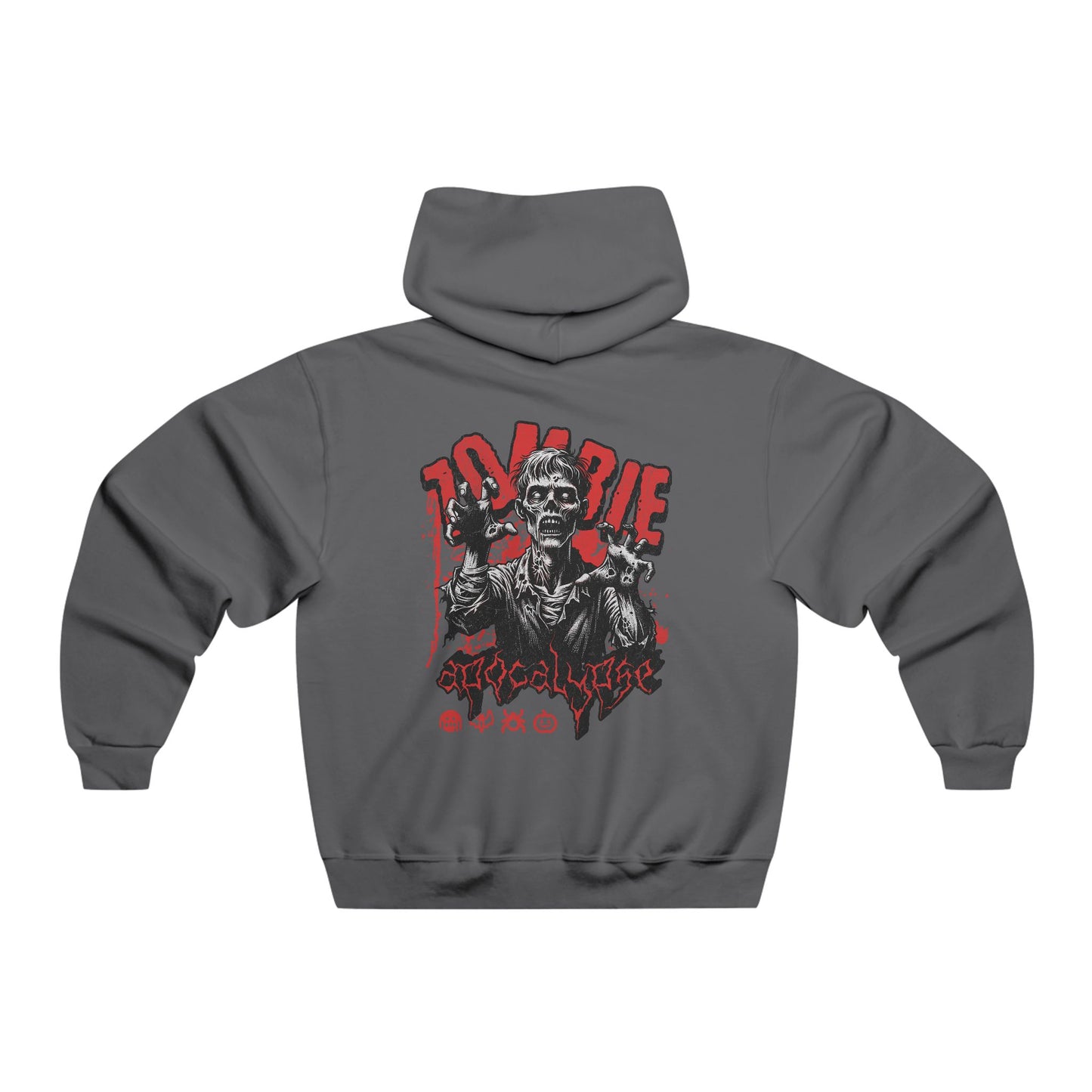 Unisex Men’s Hooded Sweatshirt -  Zombie