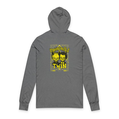 Unisex Hooded Long Sleeve Tee - Twin