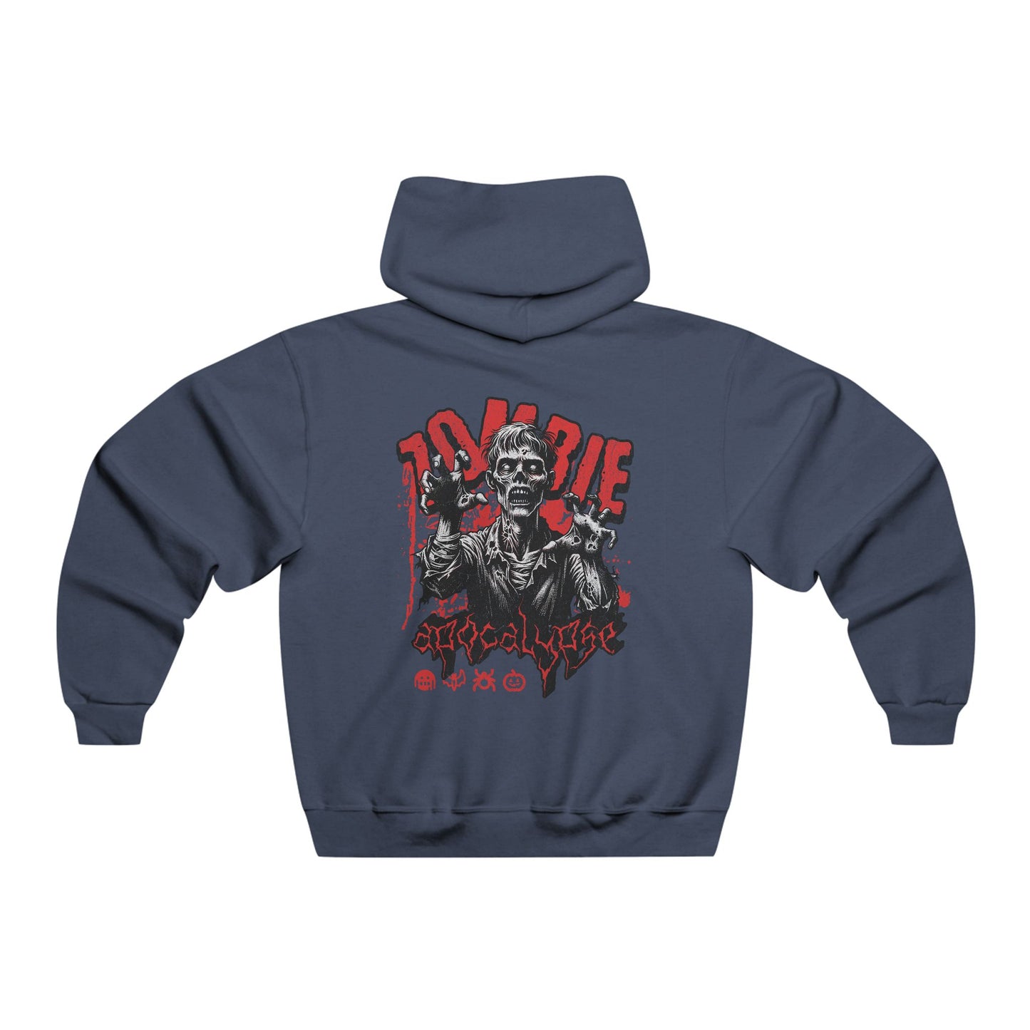 Unisex Men’s Hooded Sweatshirt -  Zombie