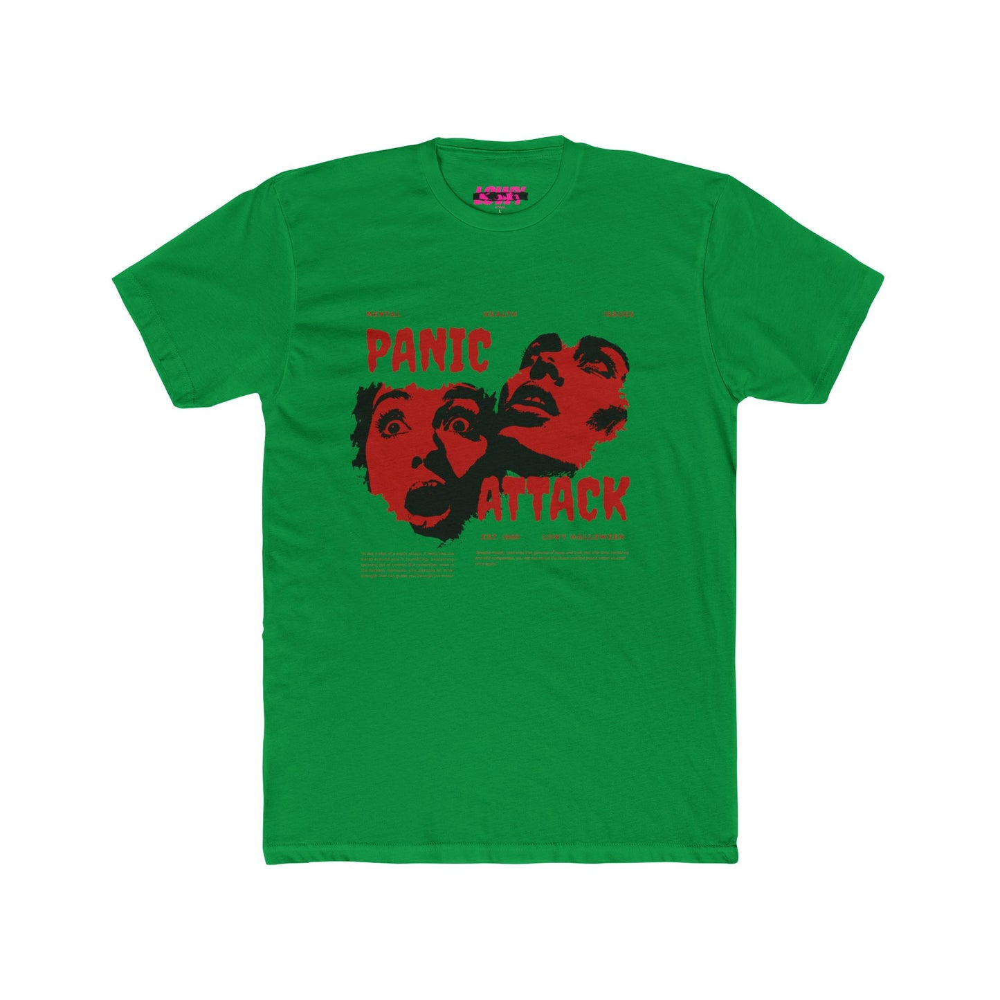 Unisex Cotton Crew Tee - Panic Attack