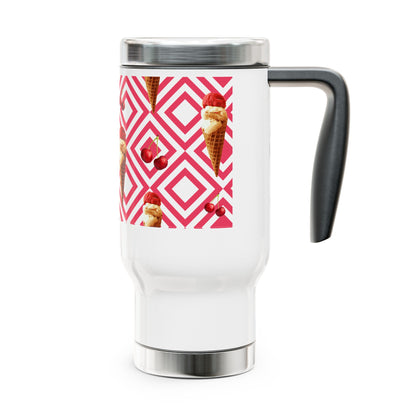 Cherry Swirl Travel Mug – Mug Stainless Steel 14oz
