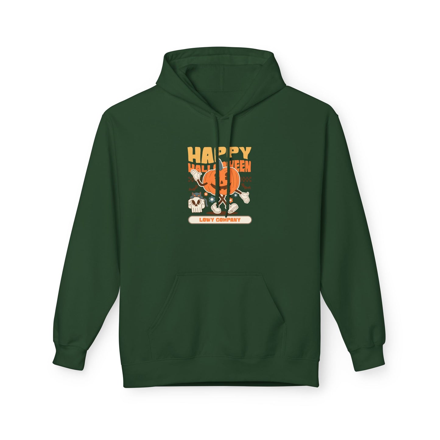 Unisex Fleece Hoodie - Happy Halloween