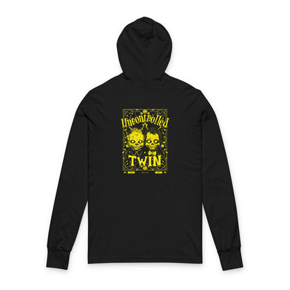 Unisex Hooded Long Sleeve Tee - Twin