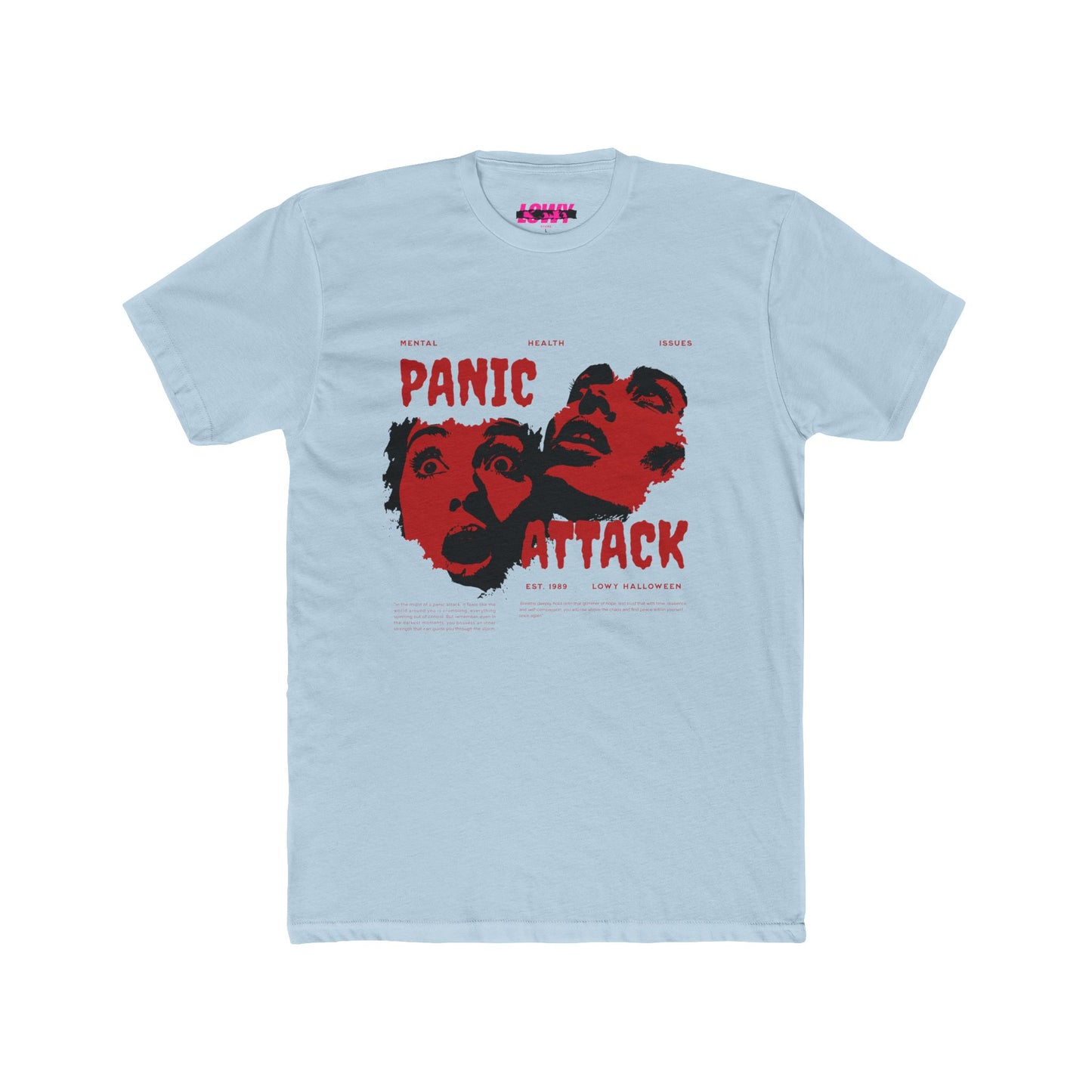 Unisex Cotton Crew Tee - Panic Attack