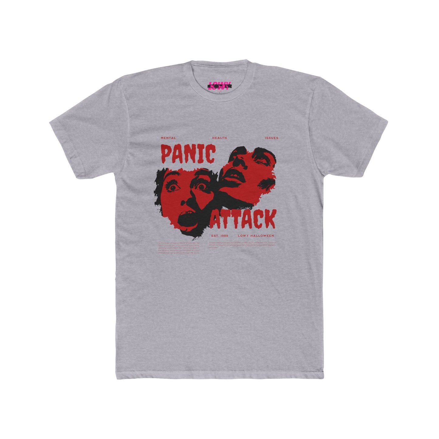 Unisex Cotton Crew Tee - Panic Attack