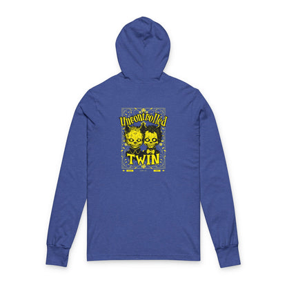 Unisex Hooded Long Sleeve Tee - Twin