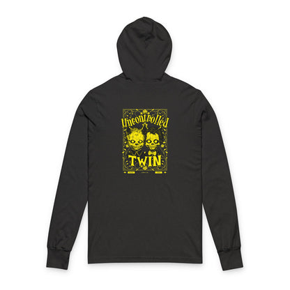 Unisex Hooded Long Sleeve Tee - Twin