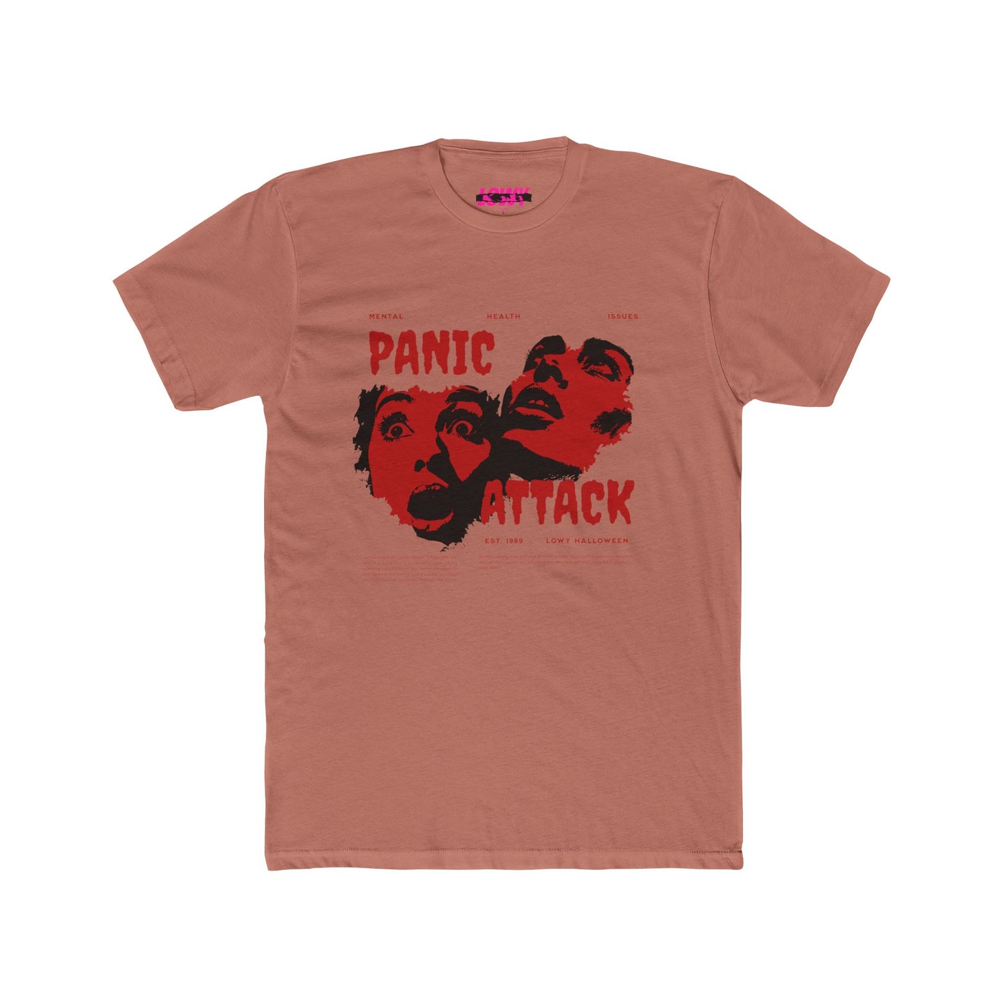Unisex Cotton Crew Tee - Panic Attack
