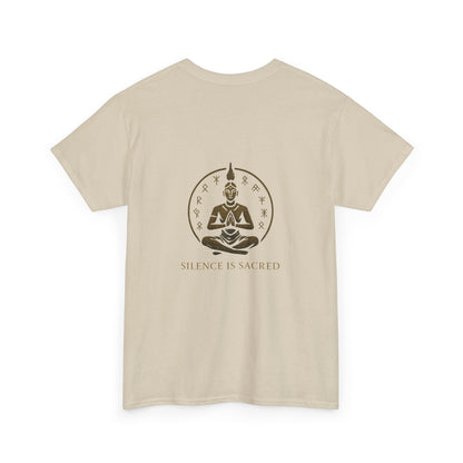 Silence Is Sacred Tee – Unisex Heavy Cotton T-Shirt