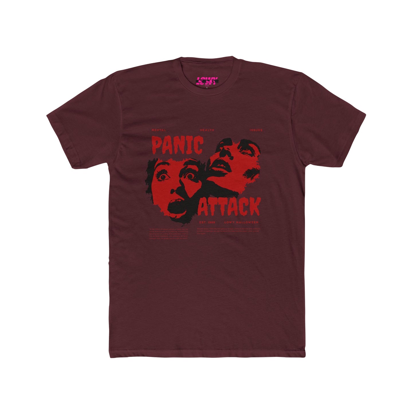Unisex Cotton Crew Tee - Panic Attack